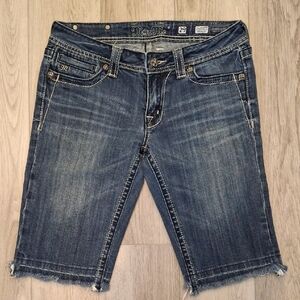 Miss Me Blue Jean Shorts